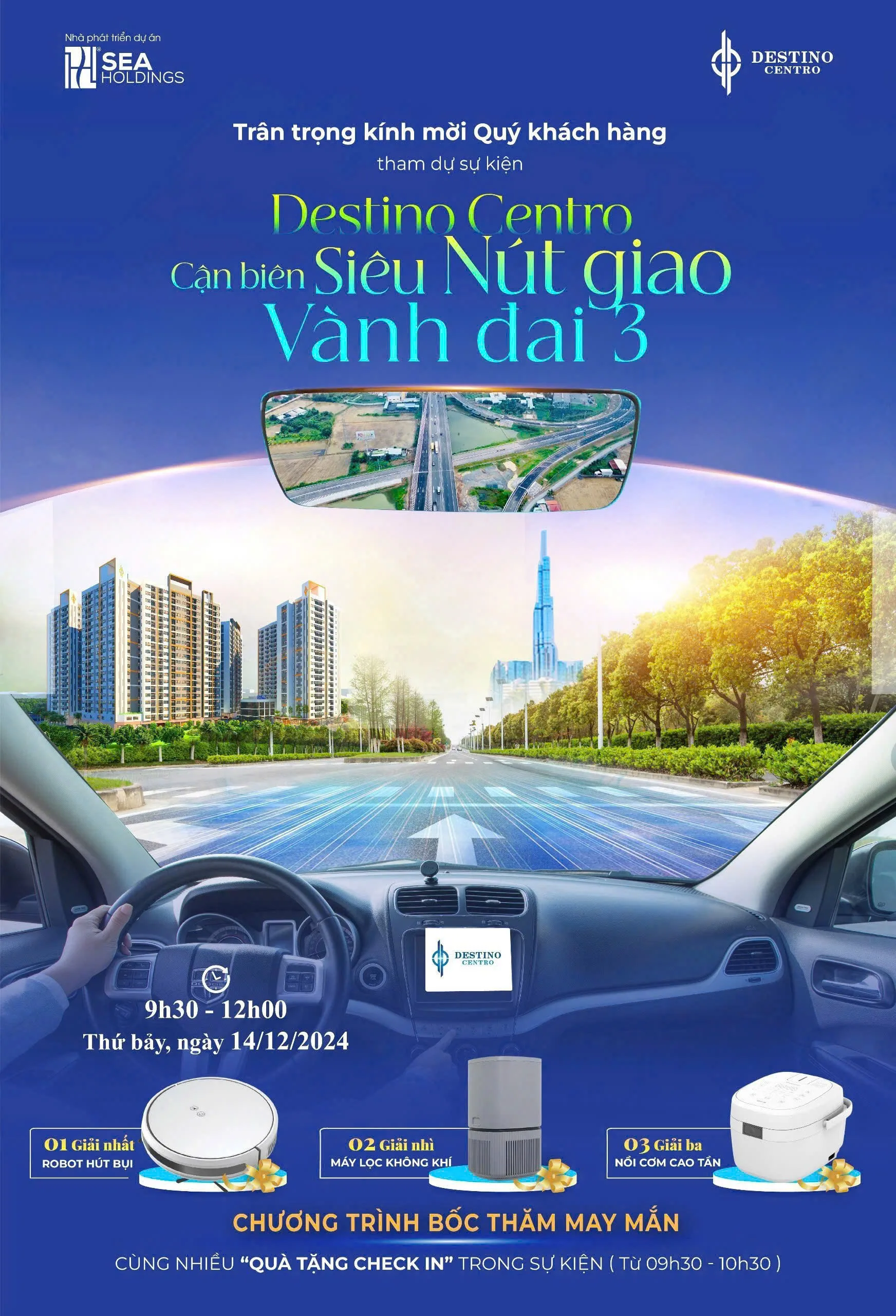 thư mời event destino centro